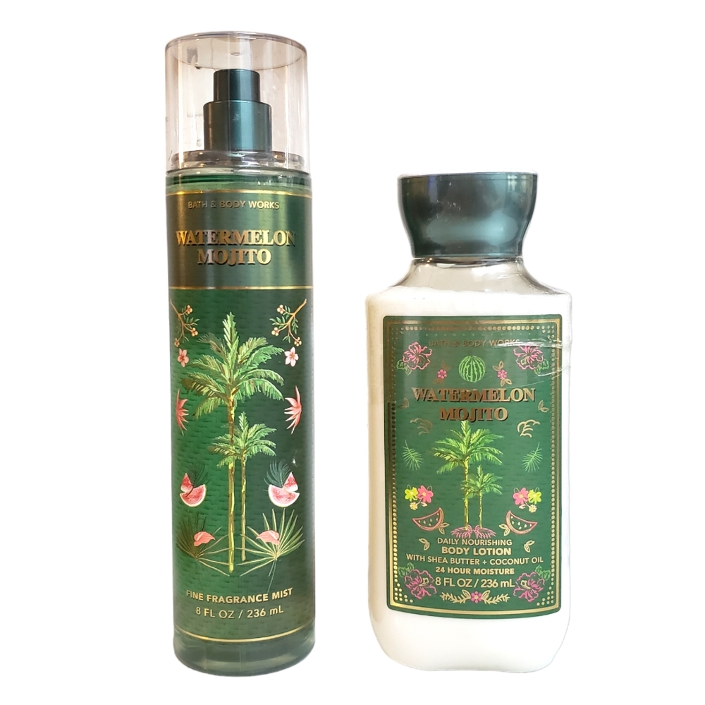 Watermelon Mojito Fragrance Mist Body Lotion Body Care Duo Bundle - Picture 1 of 4